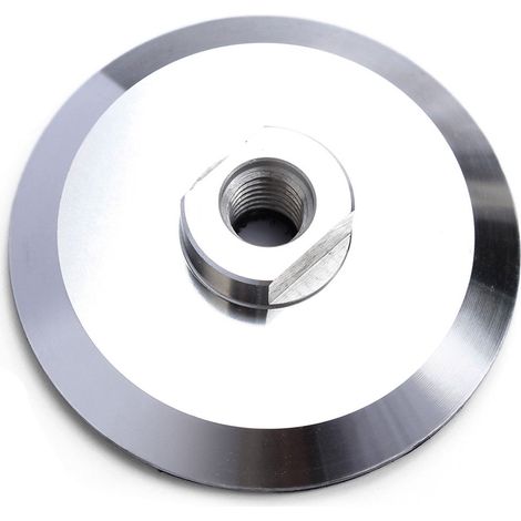Support arrière en aluminium de 10,2 cm pour meuleuse, ponceuse, tampons de polissage, arbre de pierre 1,5 cm 11 (1/5)