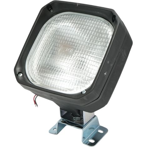 Lampada, faretto da lavoro quadrato 12V con supporto orientabile 135x135x105mm Breckner Germany (1/5)