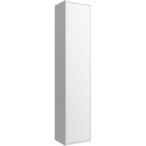 Colonna bagno sospesa 30x140 cm bianco satinato con un’anta - Olympus
