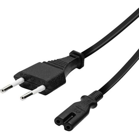 Vivanco VVITPOWERIT12 cavo di alimentazione Nero 1,25 m CEE7/16 IEC C7 (1/2)