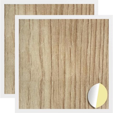 Copertura Vite Adesiva 2 pcs Rovere artigianale Ø 20 x 0,5 mm vidaXL