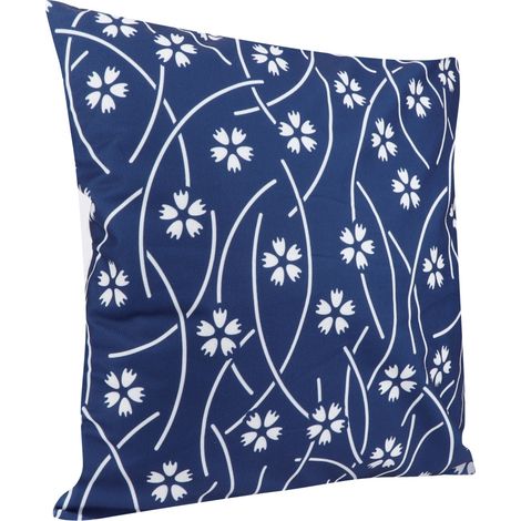 2 Housses de coussin bleu et blanc, texture style, pour canapé canapé, housse de coussin de décoration intérieure (Type 3) (1/5)