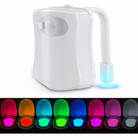 Luce led wc bagno water illumina toilette colori casuali notte lightbowl
