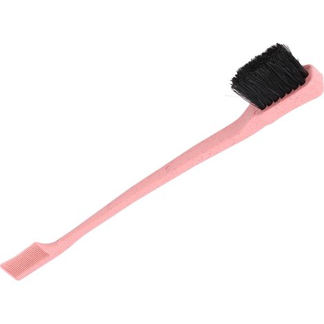 Pinceau double face écologique pour sourcils et cils en fibre végétale - Design innovant et durable (1/5)