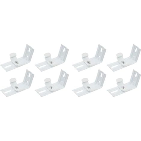 Lot de 8 supports verticaux en forme de L pour store - Pour fenêtre (1/5)
