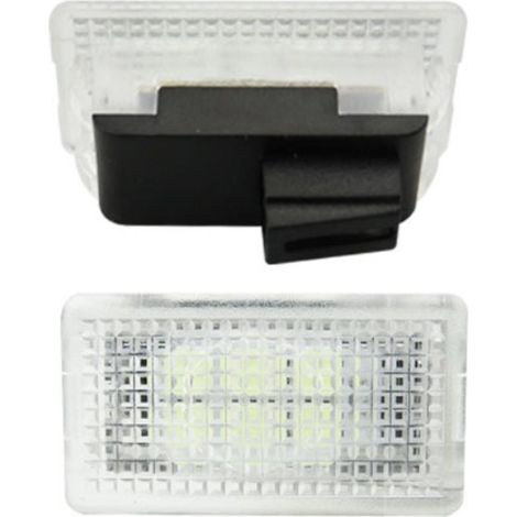 Kit d'éclairage intérieur LED ultra lumineux 2 pièces pour Tesla Model 3 S X, ampoules roses, accessoires auto (1/5)