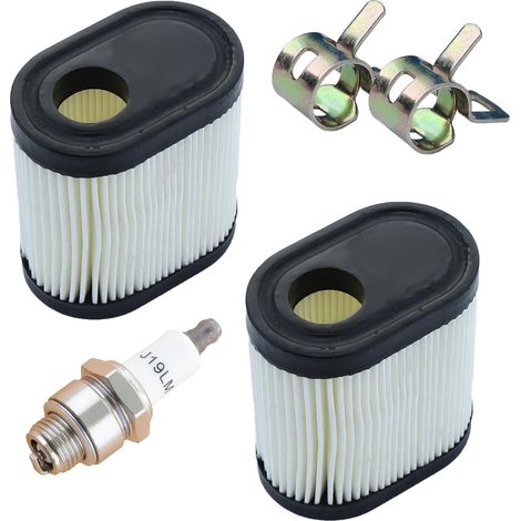 Filtre à air 36905 pour moteur Tecumseh, compatible avec Toro Craftsman Recycler 22 6.5HP 20016 20017 20018 Tondeuse, Filtre à air 36905 RJ19LM Bougie de préchauffage Colliers (1/5)