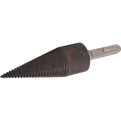 Poinçon conique pour fendre le bois de chauffage, taraud à tige ronde amovible, outil de fendage (1/5)