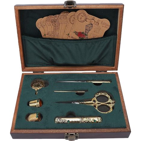 Embroidery Scissors Kit Complete Vintage Sewing Tools with