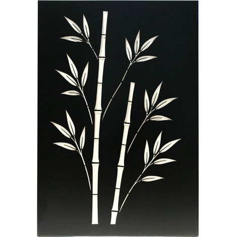 Plaque de protection murale verticale décorative en acier Turmel l.80 x H.117 cm Edilinox