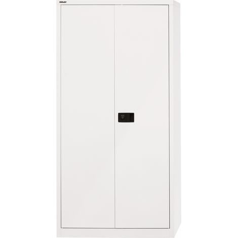 BISLEY Universal Flügeltürenschrank Verkehrsweiß (1/5)
