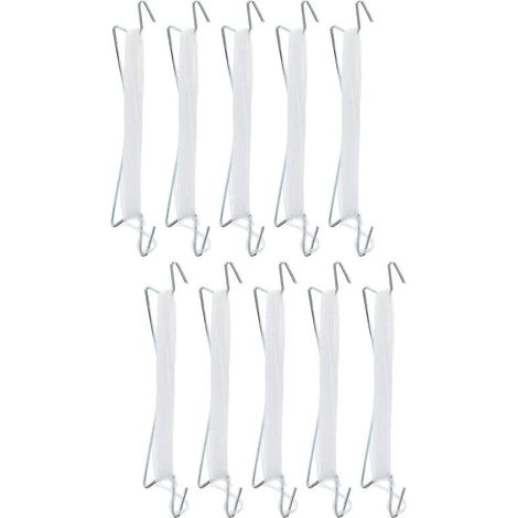 Lot de 10 pinces de support pour plants de tomates, concombres et cerises en serre, résistantes à la pression (1/5)