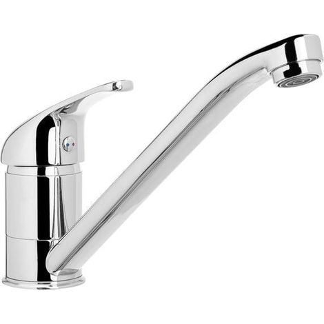 Robinet de cuisine monocommande sur pied chromé Perea (1/3)