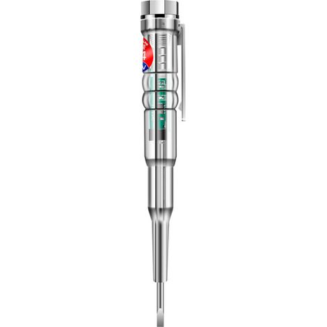 Tournevis-testeur électrique avec voyant et alarme sonore/lumineuse, 24-250 V (250 V)