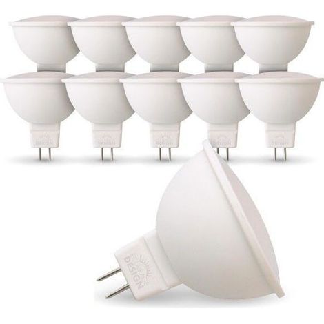 10er-Set LED-Lampen GU5.3 MR16 12 V 5 W Eq 40 W Farbtemperatur: Warmweiß 2700 K (1/5)