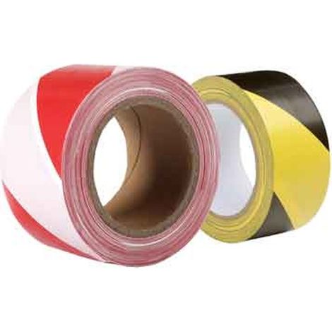 NASTRO SEGNALETICO ADESIVO 50 mm x 33 mt - Colore giallo/nero