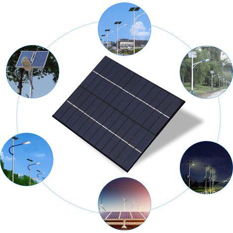 5,2 W 12 V polykristallines Silizium-Solarmodul für DIY-Batterieladegerät-Netzteil (1/5)