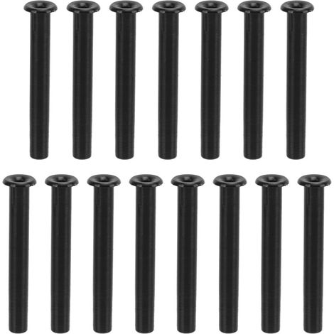 15 pièces Tube de Protection pour Cordage de Raquette de Tennis Outils Durables de Cordage Trou Simple 3.2x25mm (1/5)