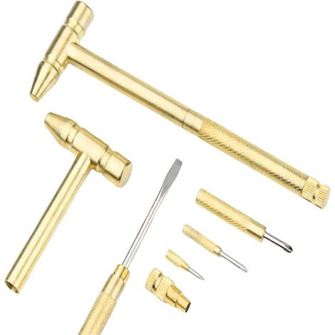 Marteau multifonction, 6-en-1, métal, pour camping et survie (1/5)