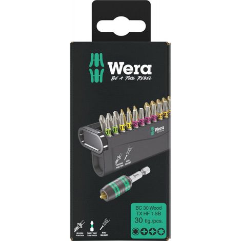 Wera Bit-Check 30 Wood TX HF 1 SB - 05057437001