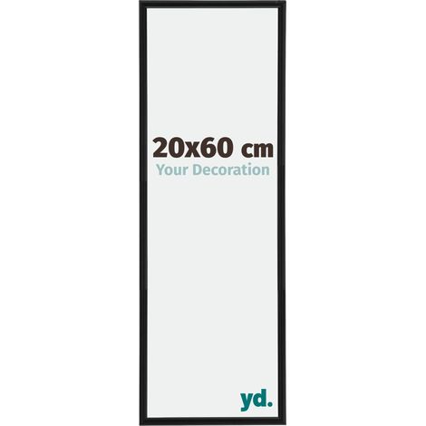 yd. - Cadre photo 20x60 - Noir Mat - Plastique - Annecy