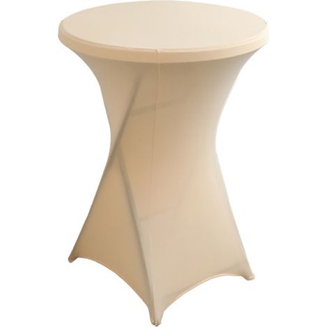 Housse De Table Haute - Élastique En Spandex Polyester - Pour Table Cocktail 80 x 110 cm - Usage Événementiel - 1 Pièce (1/5)