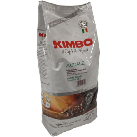 Café en grains KIMBO audace 1kg – Pour cafetière DELONGHI – Arôme intense et corps riche – Compatible avec machines à café