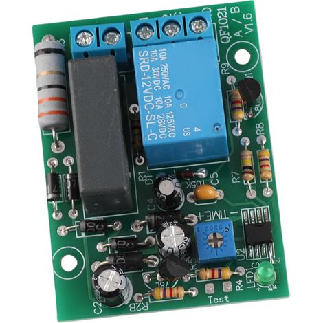 Module Relais Temporisé 220VAC Réglable Minuterie Arrêt Retardé 010 Min Carte Circuit (1/5)