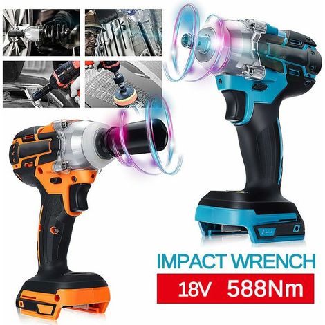 Avvitatore a impulsi elettrico a batteria da 18 V 588 Nm per batteria Makita (1/2)