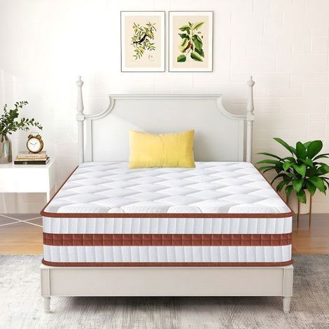 Matelas - YIDATONG - Mémoire 90x190 - 28 cm - Mousse à mémoire & ressorts ensachés - OEKO-TEX (1/5)