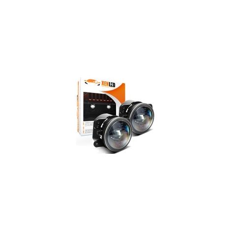 2x Anti-brouillard LED Jeep Wrangler, Cherokee/Grand, Charger et Dodge Journey - Feux complets plug&play
