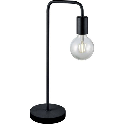 Lampe design, Lampe de table design Diallo Noir en Metal, TRIO (1/7)