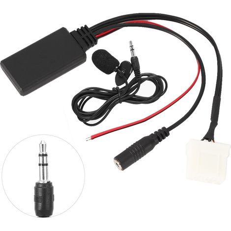 Adaptateur câble AUXin pour microphone Bluetooth 5.0 de voiture, compatible avec Mazda 2, 3, 5, 6 et RX8 (1/5)