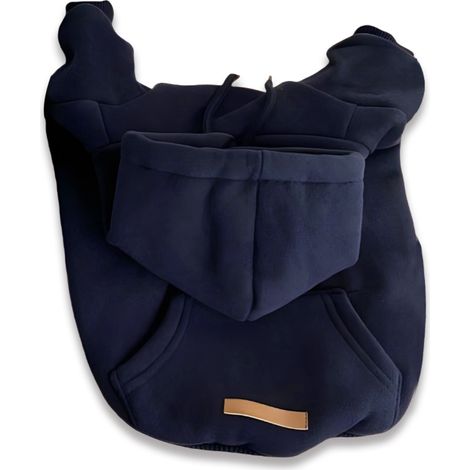 Manteau à capuche en velours de coton biologique pour chiens de petite, moyenne et grande taille (1/4)