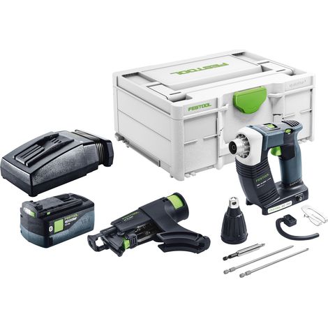 Visseuse de chantier sans fil Festool DWC 18-4500 Basic 18 V 14 Nm Brushless + 1 batterie 5,0 Ah + chargeur + Systainer