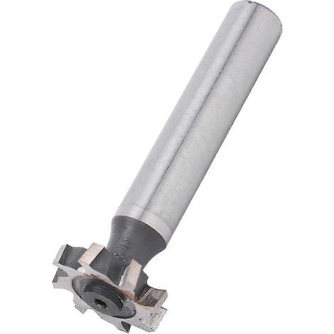 Fraise à rainurer Woodruff à queue droite en acier rapide (HSS) pour rainures en T, 4 x 19 x 10 mm (1/4)