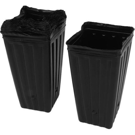 Pot d’arbre profond Pot d'arbre profond en plastique réutilisable, grand récipient pour plantes de jardin outil 20 pièces (1/5)