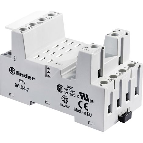 Finder 96.04.7 Relaissockel (L x B x H) 48.2 x 43.4 x 82.5 mm 1 St.