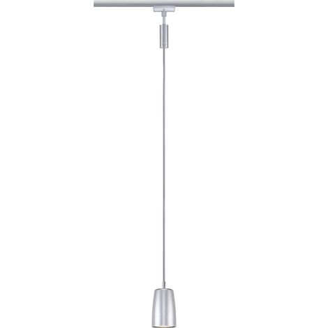 Paulmann URail Pendelleuchte Cover chrom matt 6,5 x 122 cm GU10 (1/3)
