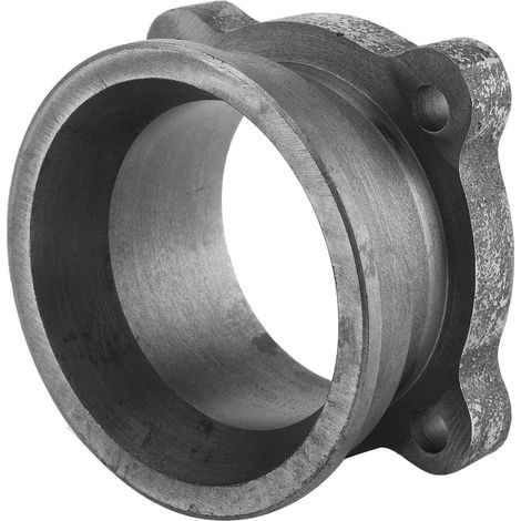 Adaptateur de d'échappement de Bande V, Band d'échappement Clamp V Bande Campe ' Iron 4 Trous de Boulons pour 2,5 Pouces à 3 Pouces Universels (1/4)
