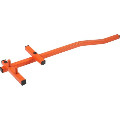 Outil de redressage de lames de terrasse en bois résineux, cèdre traité sous pression et PVC (1/5)