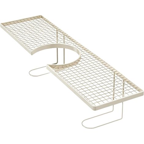 Organisateur D'Évier Support Organisateur De Cuisine En Métal Support Rangement Pour Robinet Convient Pour Restaurant Appartement Lavabo Évier Salle D'Eau Toilettes Salle Bains Maison (1/5)