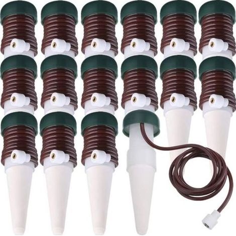 Arrosage Automatique Système d'Arrosage, Irrigation par Égouttement Automatique de Plante Libération Lente pour Plantes d'Intérieur ou d'Extérieur (Pack de 16) (1/5)