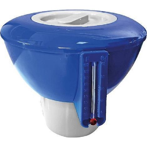 TRADE SHOP - Distributore Dispenser Di Cloro Galleggiante Piscine Termometro Pieghevole 42403 -