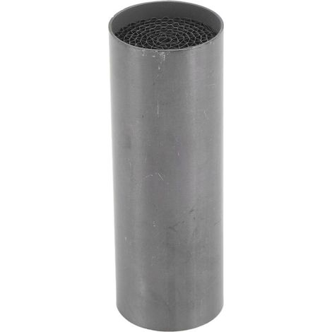 Tubo de escape para motocicleta, convertidor catalítico, acero inoxidable, silenciador de escape delantero y central, convertidor catalítico universal para motocicleta (35 x 100 mm).