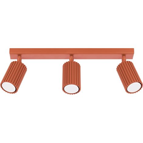 Foco ámbar 3 GU10 rojo ocre ALU lumilo 16.603.38 (1/5)