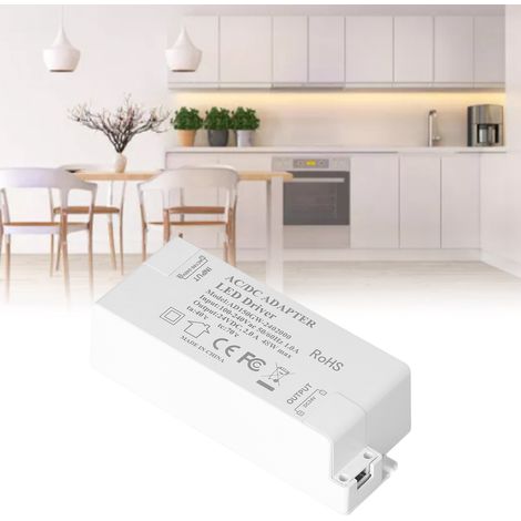 Transformateur de commande de LED 24 V CC, 2 A, 48 W, alimentation AC 100-240 V pour éclairage DIY (1/5)