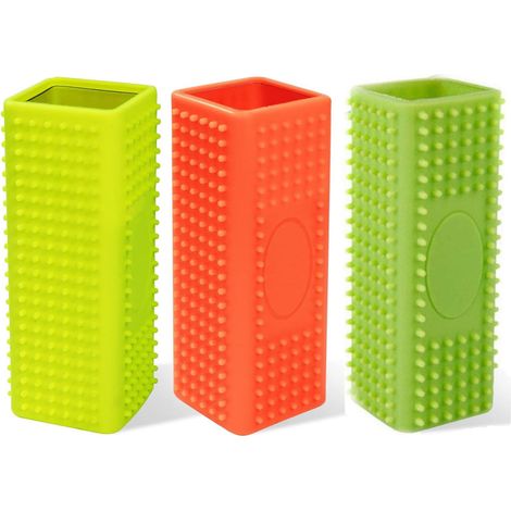 2pcs Brosses à Poils d'Animaux en Silicone, Brosse de Nettoyage en Caoutchouc Creux, Épilateur en Silicone pour Poils d'Animaux de Compagnie, Pour Meubles Canapé Tapis Canapé Literie (1/5)