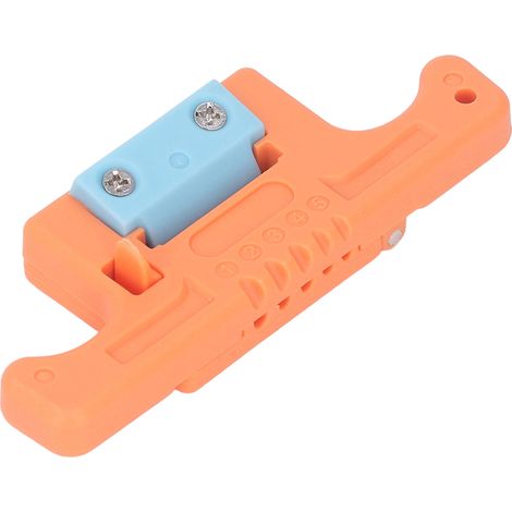 5-adriger Glasfaser-Abisolierer für Längs-Flachbandkabel (1,9–3,0 mm), orange (1/5)