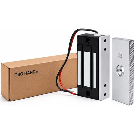 60 kg (59,9 Kilogram) 12 V Électrique de Contrôle d'accès de porte Magnétique Verrou Serrure Électrique (1/5)